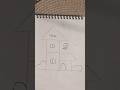 Easy home drawing for kids with letter 'H' #viral #shorts #champ's Art's corner