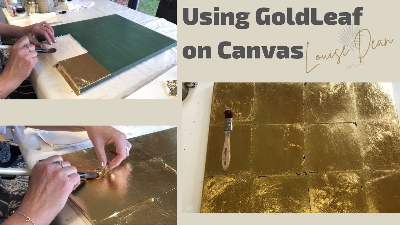 How to Use Gold Foil in Your Painting – Surely Simple