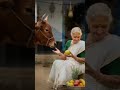 দাদিমাও দাদু মিলে যা কান্ড করলো🤣#ai#grandmother#goat#train