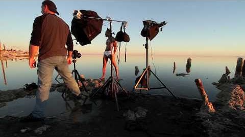 Behind the Scenes with Joel Grimes at the Salton Sea, CA