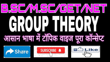 VIDEO - 01 II INTRODUCTION GROUP THEORY II GROUP THEORY II ABSTRACT ALGEBRA