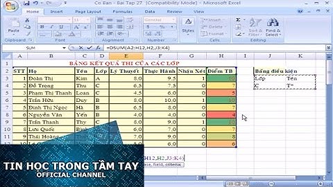 Excel 2007 - Chương 4 - Database Dsum