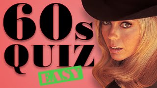 OLDIES, but GOLDIES! BIG HITS OF THE 60s | MUSIC QUIZ | Guess the song | Difficulty EASY