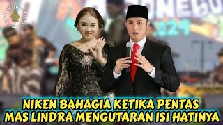NIKEN SALINDRY BAHAGIA KETIKA PENTAS MAS LINDRA MENGUTARAN ISI HATINYA