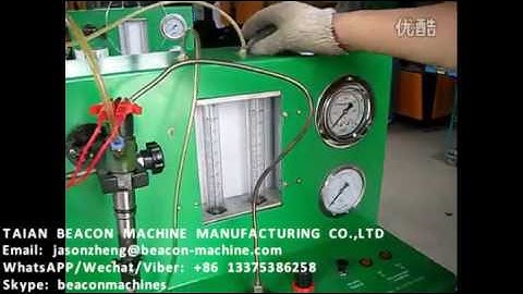 PQ1000 common rail diesel fuel injector test bench with big screen from  TAIAN BEACON MACHINE