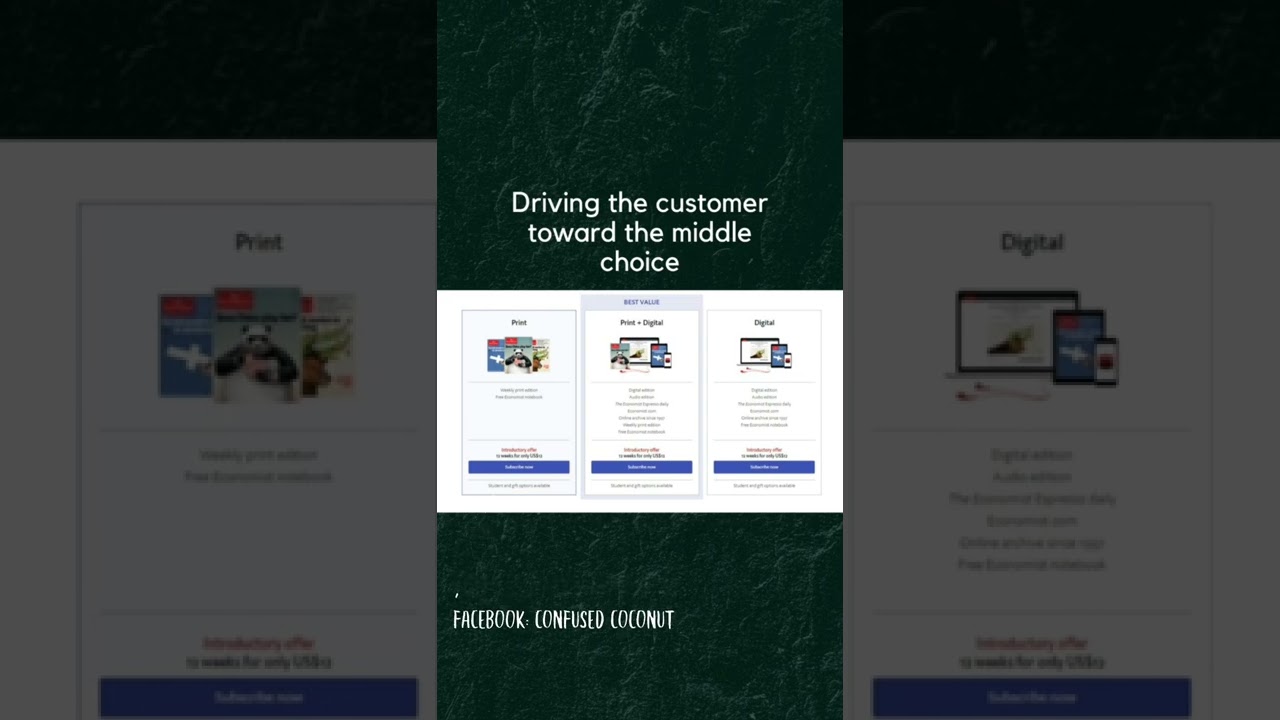 The center-stage effect / Marketing psychology lesson#6