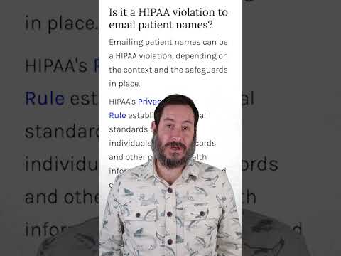 Vídeo: O que é considerado PHI de informações de saúde protegidas?