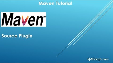 Maven Tutorial - Source Plugin