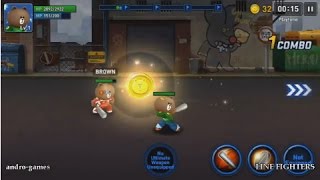 LINE FIGHTERS (by LINE Corporation) - actoin game for android - gameplay. screenshot 2