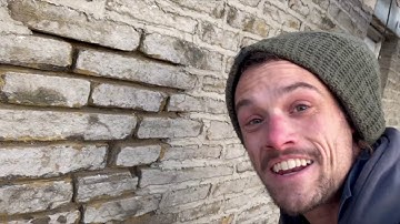 Lime Pointing (part 2) Application and finishing of lime mortar pointing.