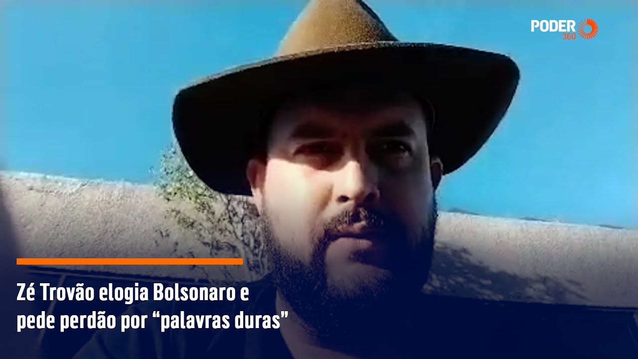 Zé Trovão elogia Bolsonaro e pede perdão por “palavras duras”