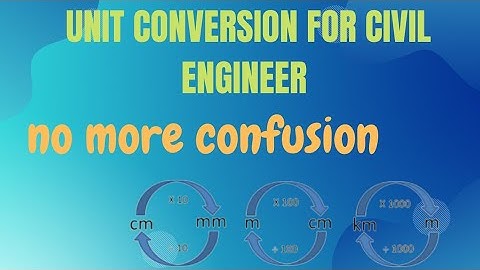 Important unit conversion for civil engineer || unit conversion at site in simple way. #engineering