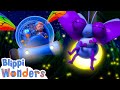 Finding Fireflies Game!🌟 | 📖Blippi Wonders📖Moonbug Kids📖Learning Corner