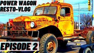 Dodge POWER WAGON Restoration Vlog: EPISODE 2