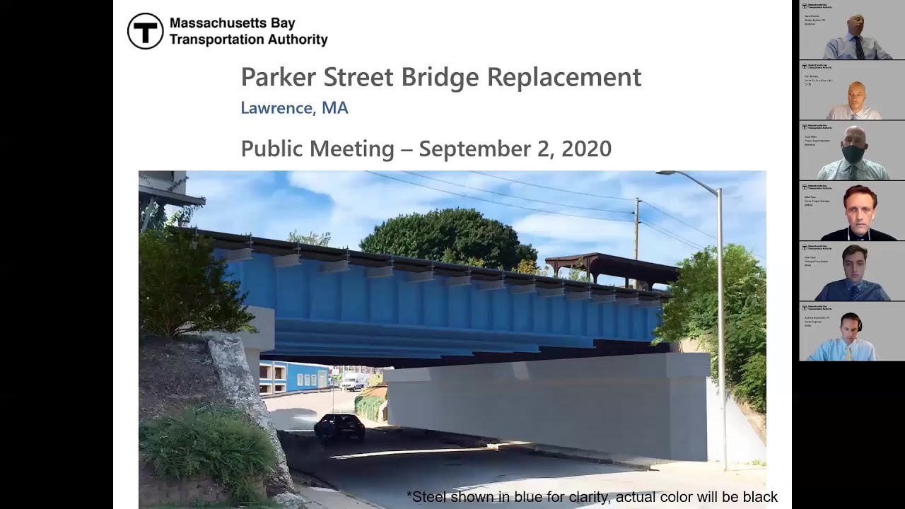 Parker Street Bridge Replacement Project Virtual Public Meeting ...