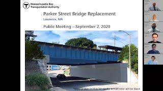 Parker Street Bridge Replacement Project Virtual Public Meeting - September 2, 2020