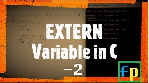 EXTERN Variable in C -2