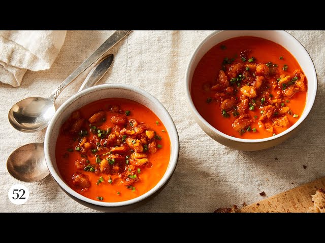 Smoky Tomato & Red Pepper Soup #Shorts | Food52