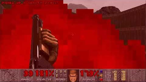 Episode 1 Level 6 (Central Processing) 100% Clear HD 1080P - The Ultimate Doom (1995) - PC