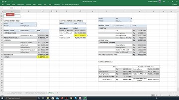 LAPORAN KEUANGAN DENGAN FITUR EXCEL PIVOT TABLE - PART 1 BUKU BESAR