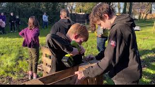 How to make your own compost bin for schools and community groups - a THYME Project educational film