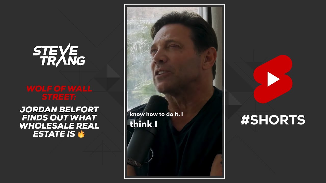 Wolf of Wall Street: Jordan Belfort finds out what Wholesale Real Estate Is 🔥 #shorts
