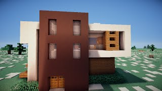 ✔ Minecraft: Modern House Tutorial [HD]