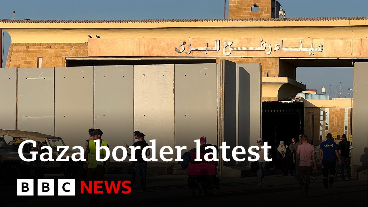 Exit of foreign nationals from Gaza temporarily stopped – BBC News