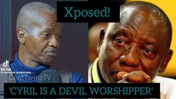 Enigma Xposes President Cyril for being in the kingdom of DARKNESS & why he will never REPENT!