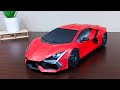 Lamborghini revuelto papercraft cardboard  car  free template