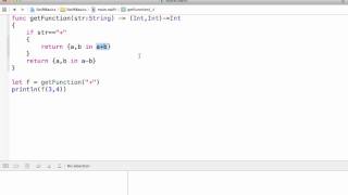 Single Expression Closure in Swift