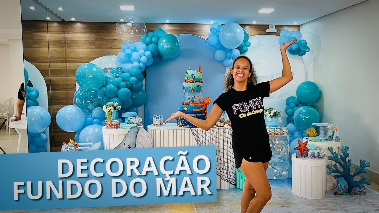 A decoração do FUNDO DO MAR mais linda que você vai ver hoje! [Decorando com a Banguelê]