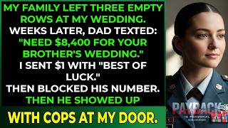 My Family Abandoned Me at My Own Wedding — Then Dad Showed Up With Cops.