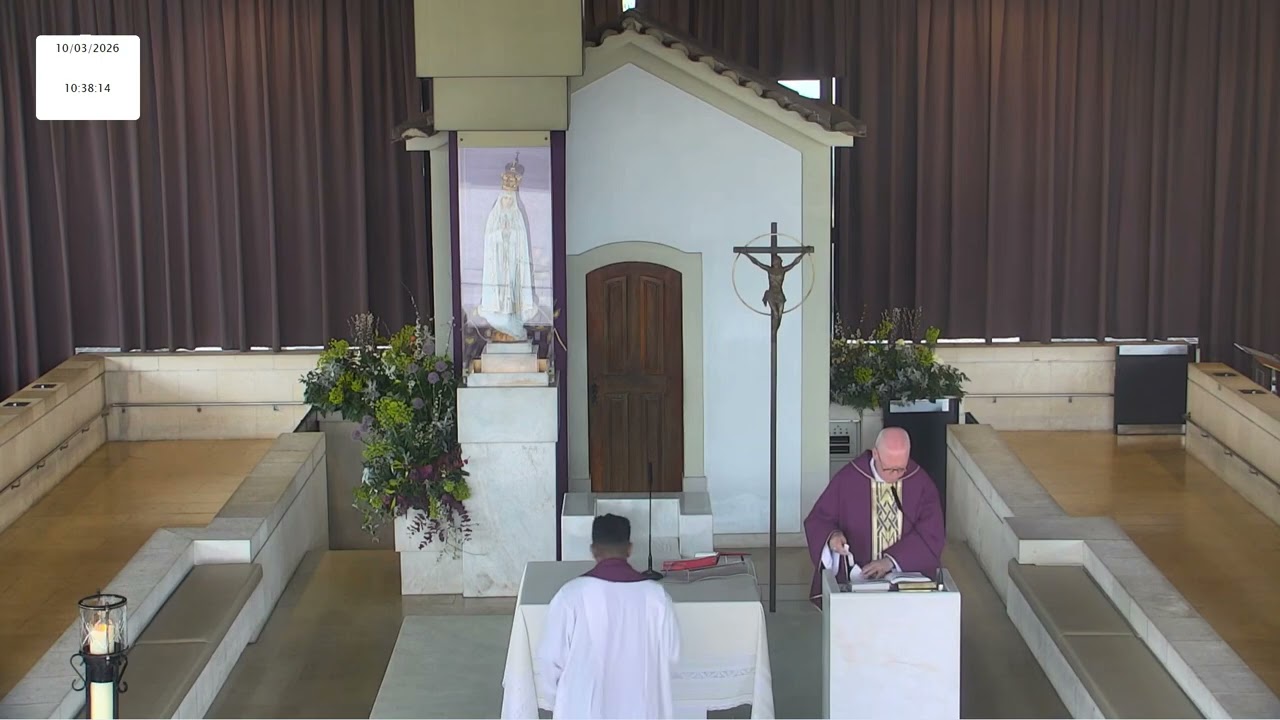 Celebrating Faith:  Mass of Our Lady of Fátima at the Chapel of the Apparitions on 10.03.2026