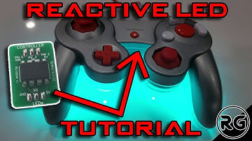 How to install a reactive LED mod in a Gamecube Controller