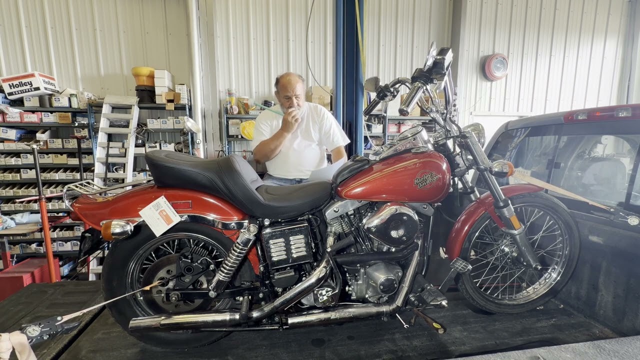 1984 Harley Davidson Shovel head FXWG - YouTube
