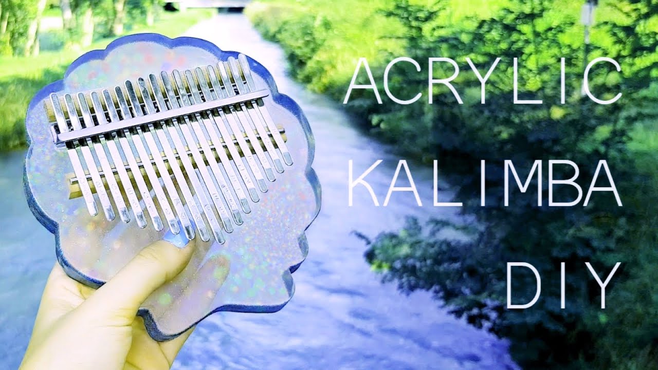 ACRYLIC KALIMBA DIY, mermaid shell holo kalimba tutorial - Nancy Waves