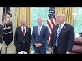 President Trump Meets with the President of FIFA