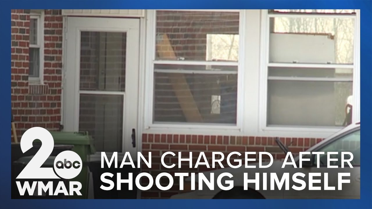 Man charged after shooting himself in leg - YouTube
