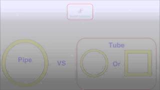 Difference between pipe and tube