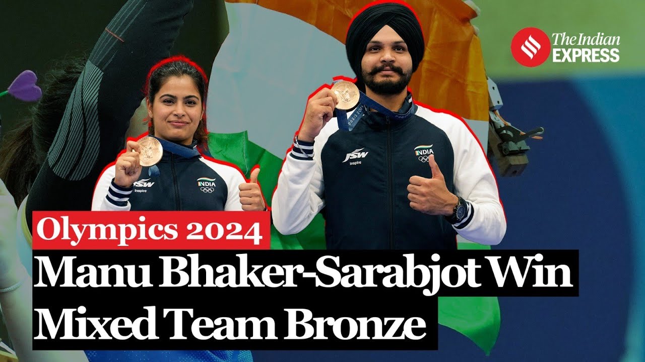 Paris Olympics 2024: Manu Bhaker-Sarabjot Singh Win Mixed Team Bronze ...