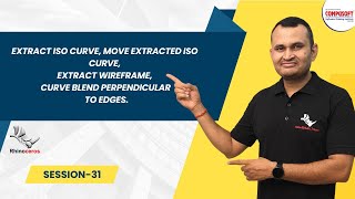 Session 31: Rhino 3D Curve from Objects Part 3 | Extract Iso Curve & Wireframe | CompusoftEducation
