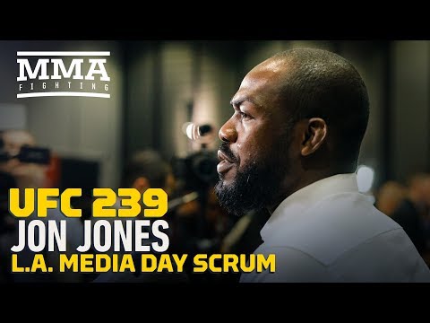 UFC 239: Jon Jones Los Angeles Media Day Scrum - MMA Fighting