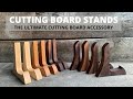 Cutting Board Stands, The Perfect Cutting Board Accessory * Easy build *