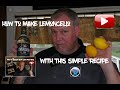 How to make Lemoncello with this simple recipe/should I use regular or organic lemons