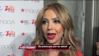 Thalia desmiente rumores de divorcio con Tommy Mottola ("Al Extremo" - 17.02.2015)