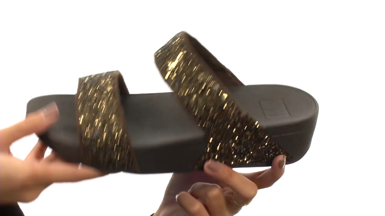 fitflop glitterball slide
