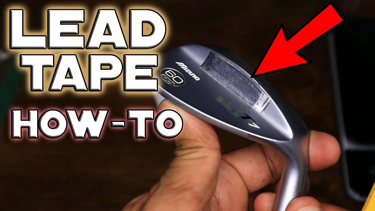 How to add LEAD tape to your GOLF Clubs | Beginner Golf Ep.1| BROchacho GOLF