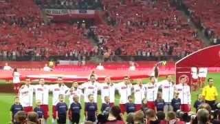 Polska - Niemcy 2:0 - Hymn Niemiec, hymn Polski