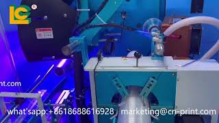 A400LED plastic cup full automatic LED UV screen printing machine